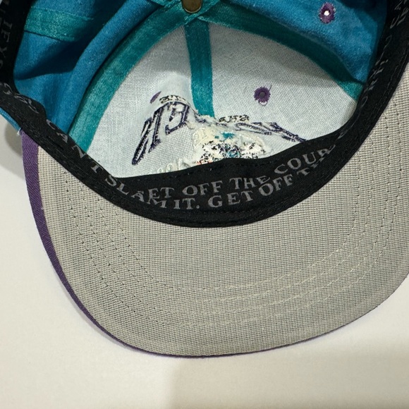 Charlotte Hornets Vintage Snapback Hat Cap NBA New 90's NWT - Picture 4 of 7